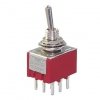 Przełącznik dźwigniowy 3PDT M302A PCB mini